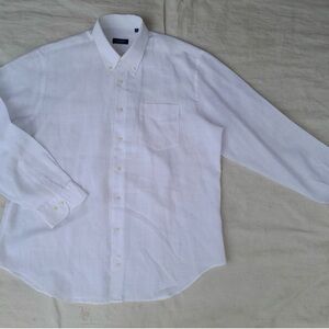 Burberry White linen Shirt